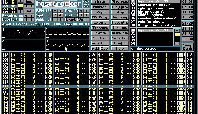Trackers: Creando musica con el ordenador